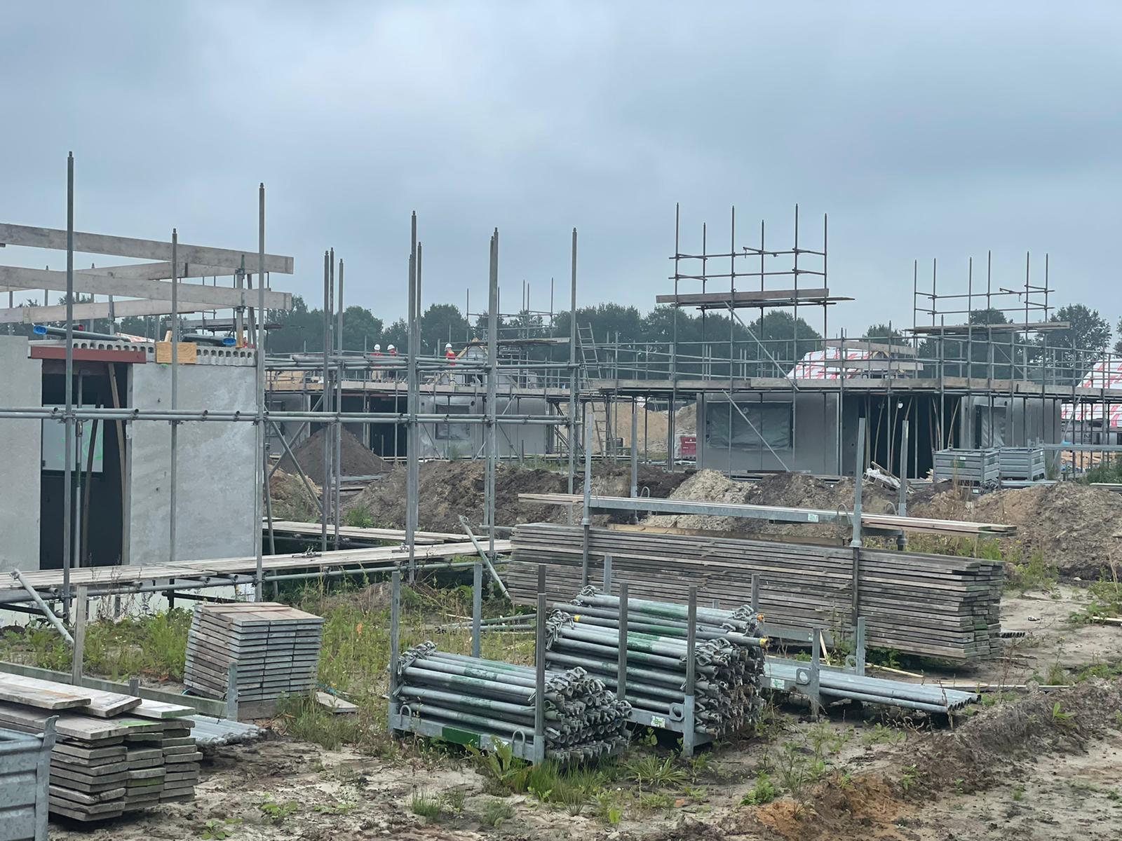 Voortgang bouw Landal Drentse Lagune