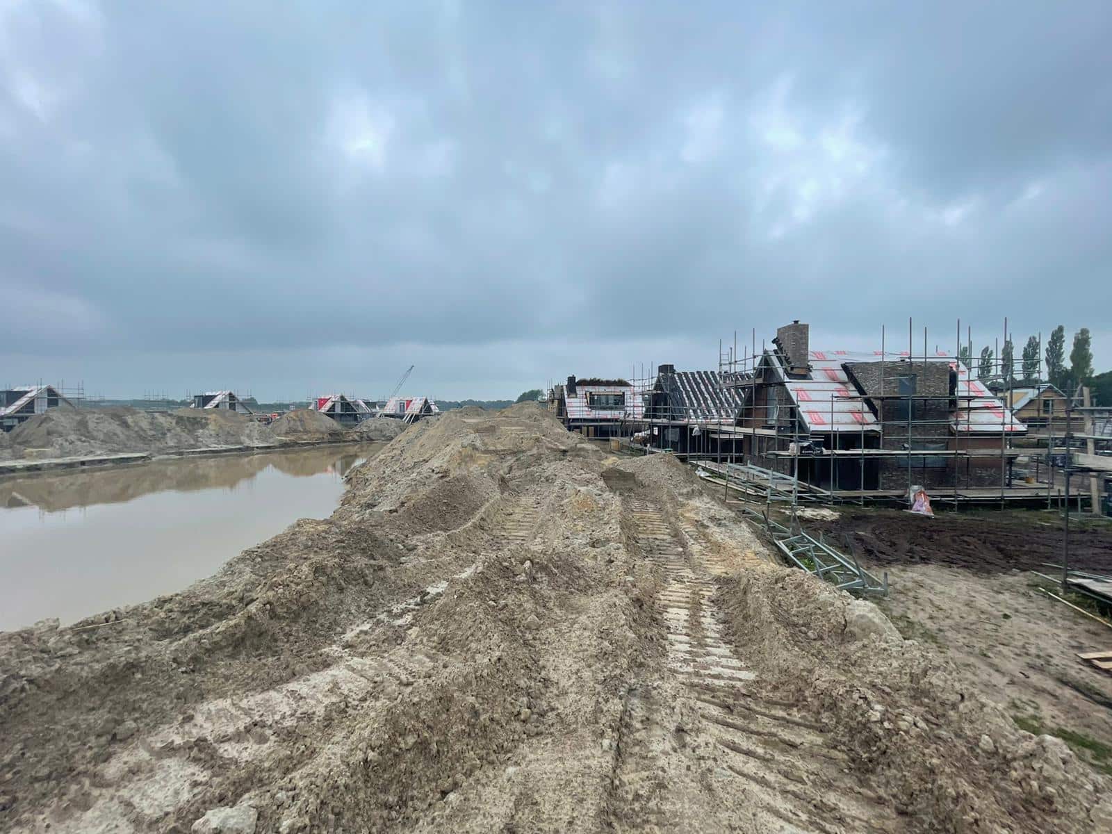 Voortgang bouw Landal Drentse Lagune