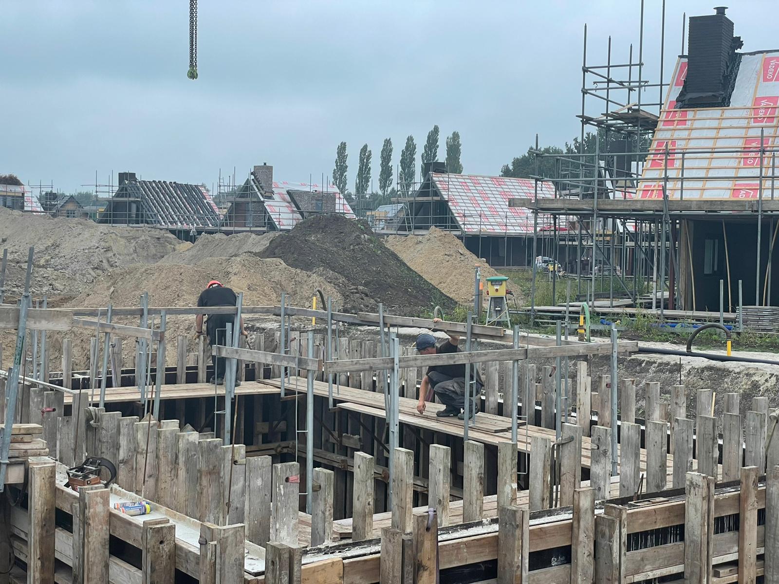 Voortgang bouw Landal Drentse Lagune